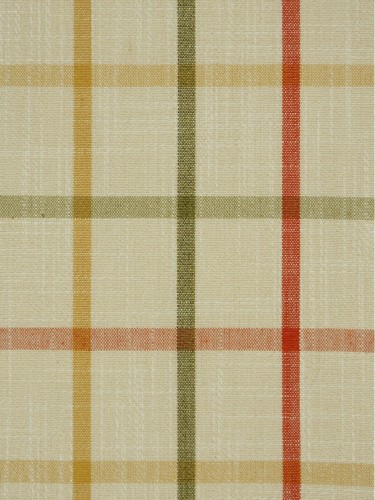 Hudson Yarn Dyed Small Plaid Blackout Fabrics (Color: Amber)