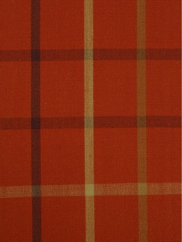 Hudson Yarn Dyed Small Plaid Blackout Double Pinch Pleat Curtains (Color: Dark red)