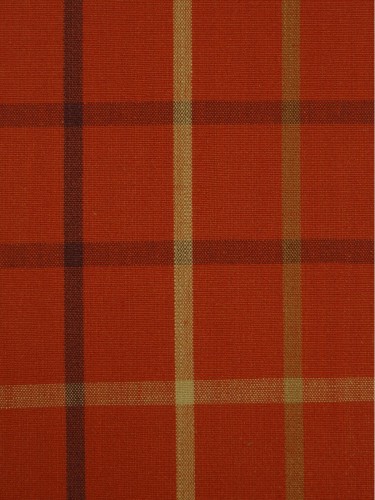 Hudson Yarn Dyed Small Plaid Blackout Custom Made Curtains (Color: Dark red)