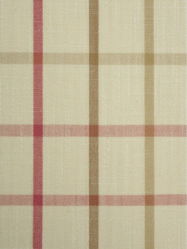 Hudson Yarn Dyed Small Plaid Blackout Double Pinch Pleat Curtains (Color: Charm pink)