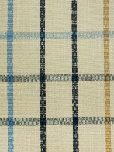 Hudson Yarn Dyed Small Plaid Blackout Double Pinch Pleat Curtains (Color: Linen)