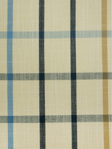 Hudson Yarn Dyed Small Plaid Blackout Fabric Sample (Color: Linen)