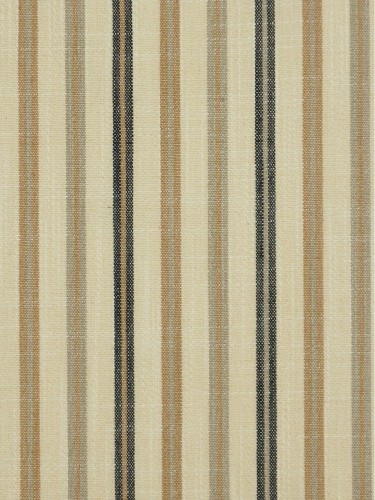 Hudson Yarn Dyed Striped Blackout Custom Made Curtains (Color: Khaki)