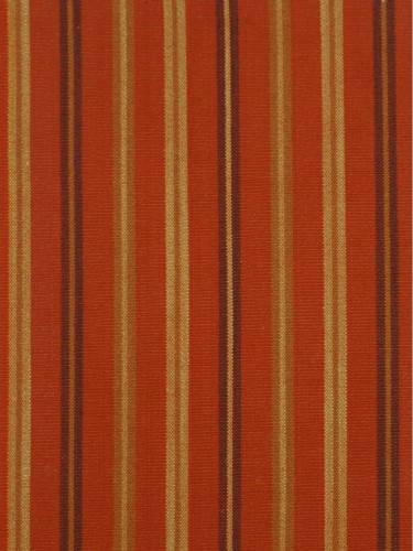 Hudson Yarn Dyed Striped Blackout Custom Made Curtains (Color: Amber)
