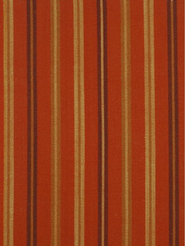 Hudson Yarn Dyed Striped Blackout Double Pinch Pleat Curtains (Color: Amber)