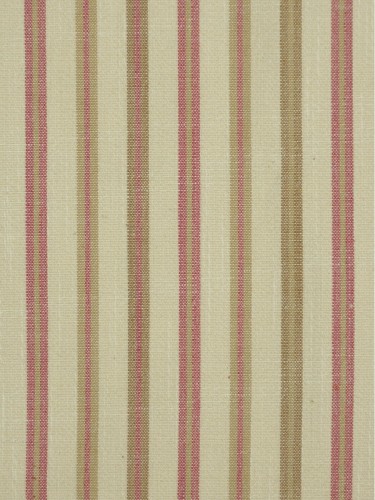 Hudson Yarn Dyed Striped Blackout Custom Made Curtains (Color: Charm pink)