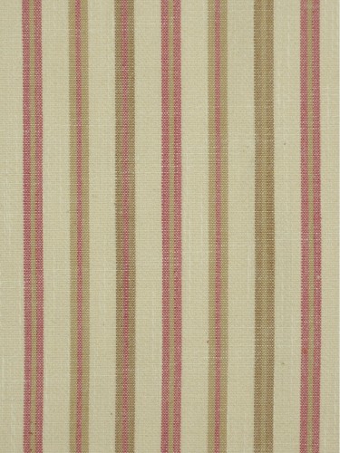 Hudson Yarn Dyed Striped Blackout Double Pinch Pleat Curtains (Color: Charm pink)