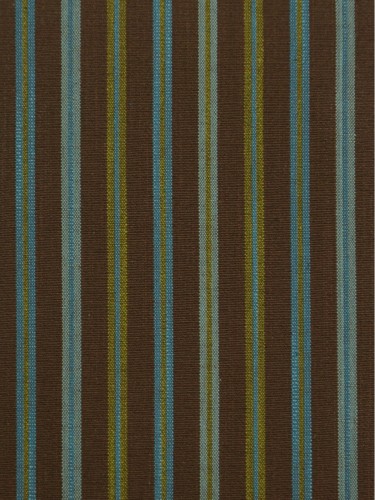 Hudson Yarn Dyed Striped Blackout Fabric Sample (Color: Bondi blue)