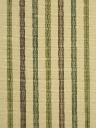 Hudson Yarn Dyed Striped Blackout Double Pinch Pleat Curtains (Color: Fern green)