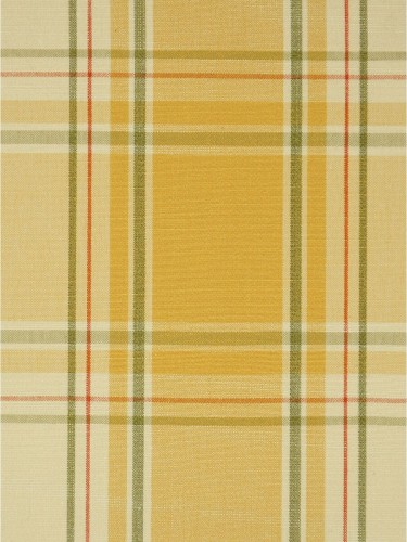 Hudson Yarn Dyed Big Plaid Blackout Double Pinch Pleat Curtains (Color: Amber)
