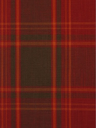 Hudson Yarn Dyed Big Plaid Blackout Double Pinch Pleat Curtains (Color: Coffee)