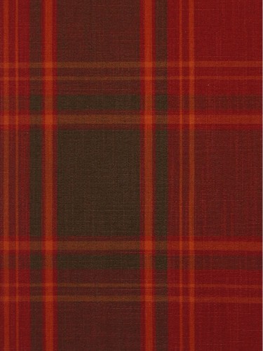 Hudson Yarn Dyed Big Plaid Blackout Custom Made Curtains (Color: Coffee)