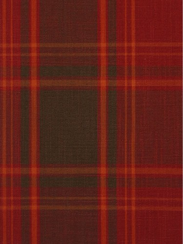 Hudson Yarn Dyed Big Plaid Blackout Custom Made Curtains (Color: Coffee)