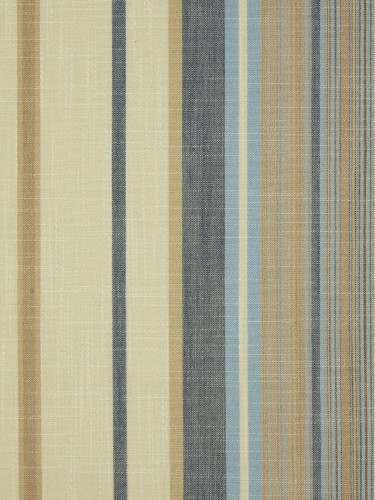 Hudson Yarn Dyed Irregular Striped Blackout Custom Made Curtains (Color: Bondi blue)