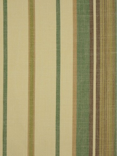 Hudson Yarn Dyed Irregular Striped Blackout Fabric Sample (Color: Fern green)