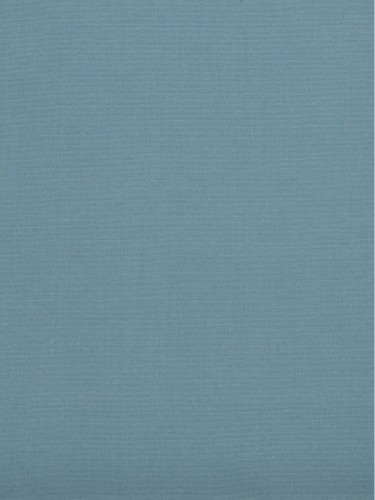 Moonbay Plain Double Pinch Pleat Cotton Curtains (Color: Sky blue)