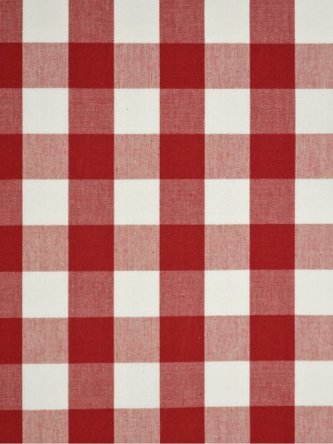 Moonbay Small Plaids Double Pinch Pleat Curtains (Color: Cardinal)