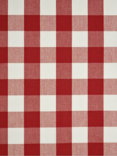 Moonbay Small Plaids Double Pinch Pleat Curtains (Color: Cardinal)