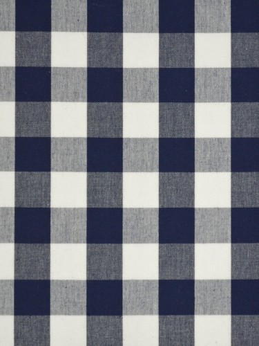 Moonbay Small Plaids Cotton Custom Made Curtains (Color: Duke blue)