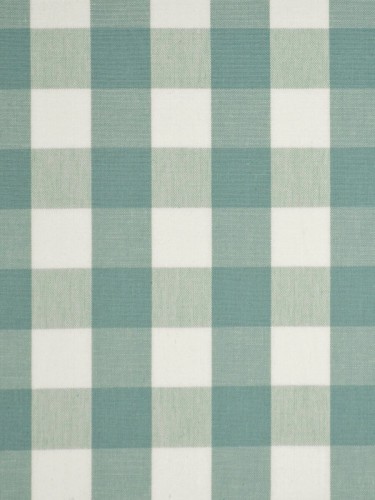 Moonbay Small Plaids Pure Cotton Fabrics (Color: Powder blue)