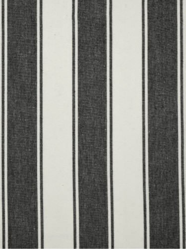 Moonbay Narrow-stripe Eyelet Curtains (Color: Black)