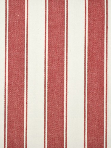 Moonbay Narrow-stripe Versatile Pleat Curtains (Color: Cardinal)