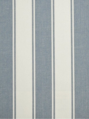 Moonbay Narrow-stripe Cotton  Custom Made Curtains (Color: Sky blue)