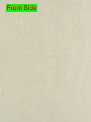 Swan Floral Dimensional Embossed Bauhinia Fabric Sample (Color: Ivory)