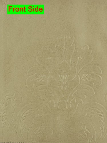 Swan Floral Dimensional Embossed Bauhinia Fabric Sample (Color: Ecru)