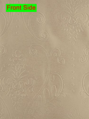 Embossed Floral Damask Flat Splicing Valance and Curtains (Color: Misty Rose)