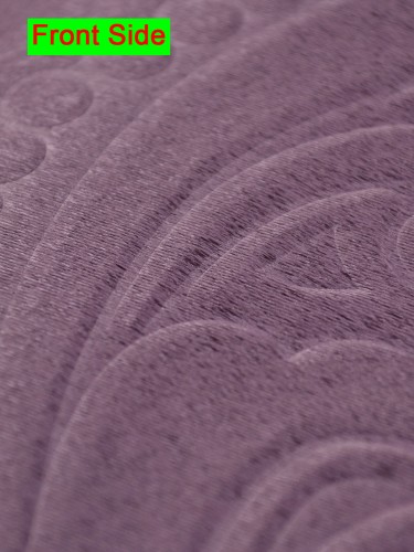 Swan Embossed Europe Floral Tab Top Ready Made Curtains Fabric Detail in Antique Fuchsia