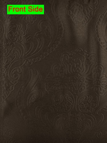 Swan Embossed Europe Floral Versatile Pleat Ready Made Curtains (Color: Old Burgundy)
