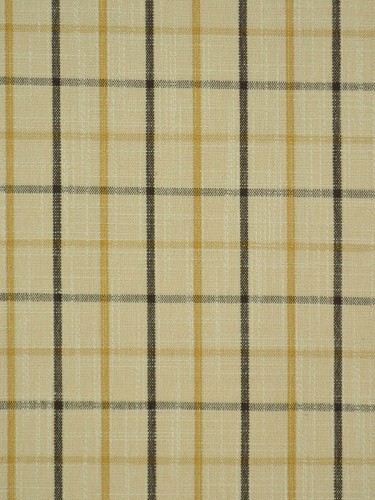 Paroo Cotton Blend Small Plaid Concealed Tab Top Curtain (Color: Coffee)