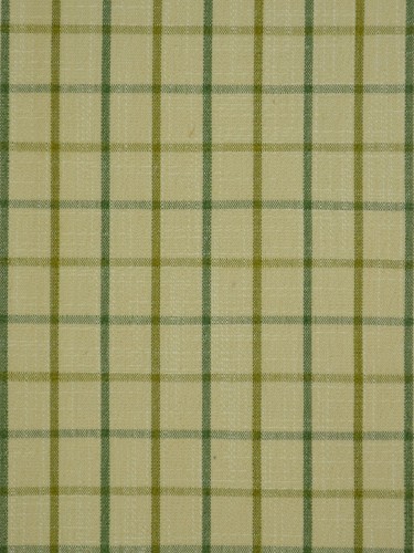 Hudson Cotton Blend Small Plaid Tab Top Curtain (Color: Olive)