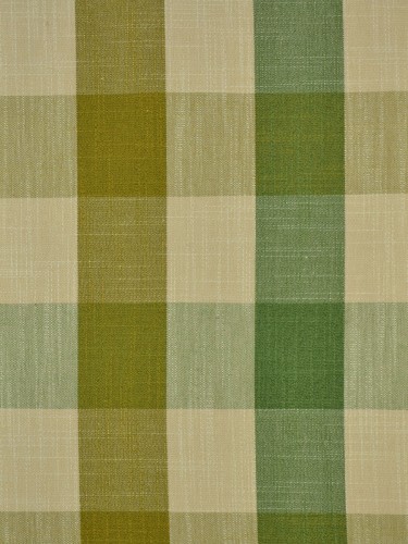 Paroo Cotton Blend Bold-scale Check Custom Made Curtains (Color: Olive)