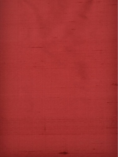 Oasis Solid Red Dupioni Silk Fabrics (Color: Cardinal)