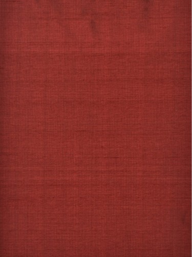 Oasis Solid Red Dupioni Silk Fabric Sample (Color: Dark red)