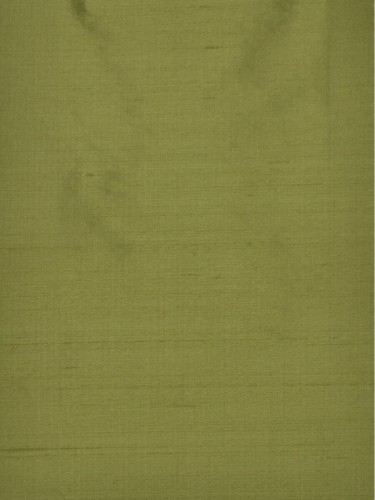 Oasis Solid Green Dupioni Silk Fabric Sample Custom