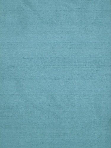 Oasis Solid Blue Eyelet Dupioni Silk Ready Made Curtains (Color: Blue gray)