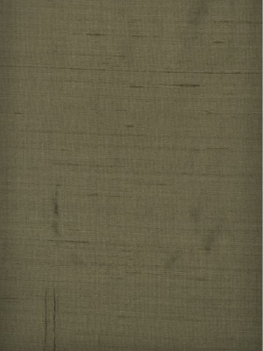 Oasis Solid Gray Dupioni Silk Custom Made Curtains (Color: Pale brown)