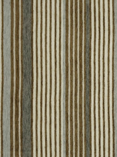 Petrel Heavy-weight Stripe Versatile Pleat Chenille Curtains (Color: Fallow)