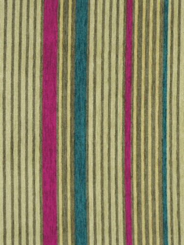 Petrel Heavy-weight Stripe Single Pinch Pleat Chenille Curtains (Color: Straw)