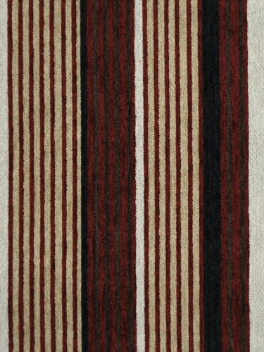 Petrel Heavy Weight Stripe Eyelet Chenille Curtains