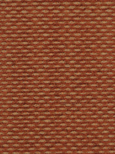 Coral Spots Yarn-dyed Chenille Custom Made Curtains (Color: Tangelo)