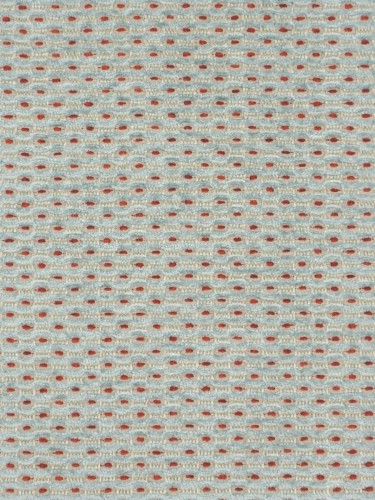Coral Stylish Spots Chenille Custom Made Curtains (Color: Beau blue)