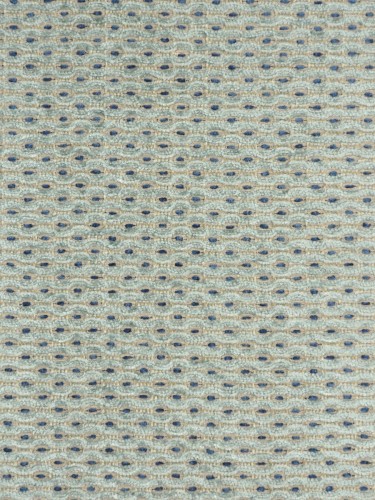 Coral Stylish Spots Chenille Custom Made Curtains (Color: Light blue)