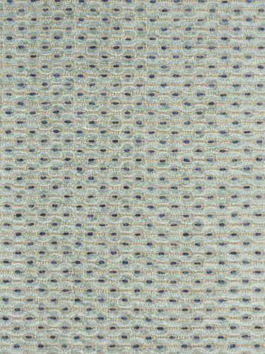 Coral Stylish Spots Chenille Custom Made Curtains (Color: Light blue)