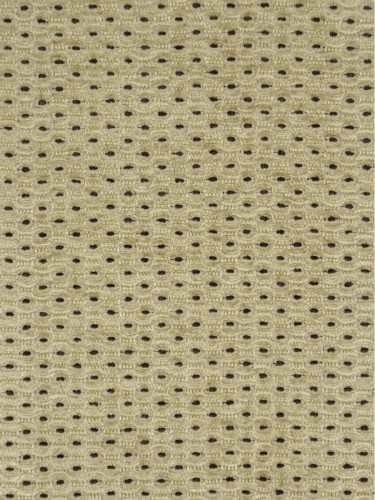 Coral Regular Spots Versatile Pleat Chenille Curtains (Color: Pale goldenrod)