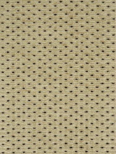 Coral Regular Spots Chenille Custom Made Curtains (Color: Pale goldenrod)