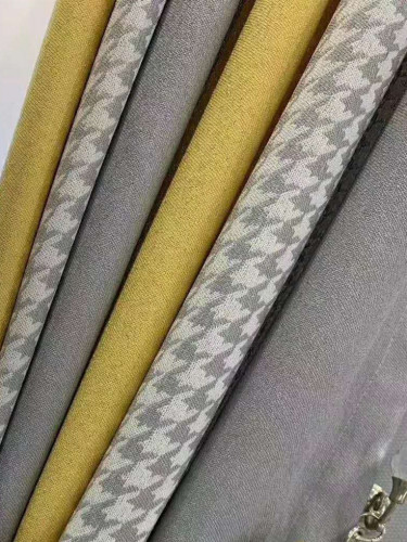 QYFL2020B On Sales Illawarra Yellow Blue Plaid Custom Made Curtains